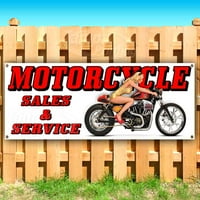 Prodaja i servis motocikla oz vinil banner sa metalnim grommeticama