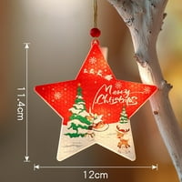 Božićna ukras stabla Privjesak Božićni ukrasni svjetlo Djed Mraz