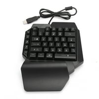 Gaming tastatura, jednoručna tastatura, crna mehanički za pubg