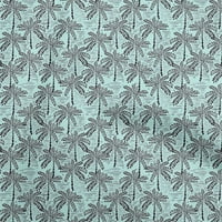 Onuone pamučne svilene arktičke plave tkanine šivaće tkanina od dvorišta otisnuta DIY odeća šivaće zalihe