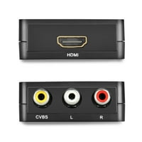 Kompozitni AV CVBS za HDMI Converter - Audio Video mini pretvarač Adapter BO priključak u Full HD 720p 1080p Format ouutum za TV, Wii, PS2, Nintendo NES