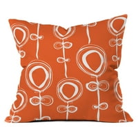 Deny Designs Rachael Taylor Savremeni narančasti jastuk za bacanje na otvorenom
