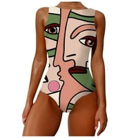 Outfmvch jedan kupaći kupaći kostimi za žene Graffiti Sažetak Ispis kupaći odijelo za kupaće kostimi