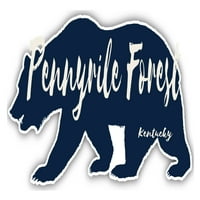 Pennyrile šuma Kentucky Suvenir 3x frižider magnetni medvjed dizajn