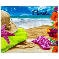 Florida Flip flops plaža pokrivač plaže ručnik pamučna obiteljska veličina