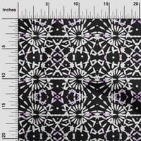Onuone pamučne svilene crne tkanine blok zanatske projekte Dekor tkanina štampan od dvorišta širokog