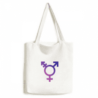 Rodni identitet Rainbow jednakost tote platnene torbe za kupovinu Satchel casual torba