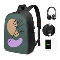 Putnički backpad laptop, Boemian apstraktna grana printova na otvorenom planinarska torba školska torba