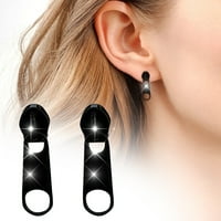 Mnjin Ljetni patentni patentni zatvarač Stud naušnice Lično mekani djevojka uši za uši od nehrđajućeg