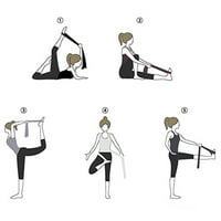 Yoga mat remen, podesiva mat remen za nošenje, istezanje opsega za jogu, pilates, vežbanje