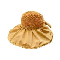Ljeto UPF50 + sunčevi vizir šeširi za žene izdužena široka obod na otvorenom Sklopivi ribarski šešir