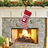 Loopsun Božićna ukras pribor za božićne čarape Candy torbe božićne privjeske božićne čarape poklon torbe