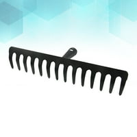 Rake Garden Rakes Metal listova glava za čišćenje alata za čišćenje alata za čišćenje Završni grm zub
