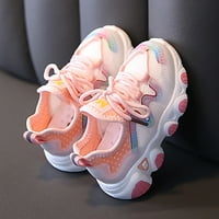Vučene male tenisice cipele Djevojke prozračne bebe mekane mreže čipke gore dečje dečje dečje cipele
