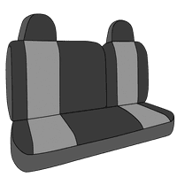 Caltrend Stražnji podijeljeni stražnji i čvrsti jastuk Neosupreme Seat navlake za 2007- Jeep Patriot