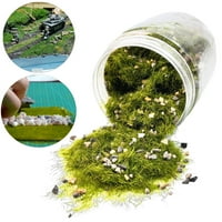 Lažne travne minijature trave za DIY projekte Micro pejzažna minijaturna scena zelena