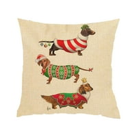 Jastuci za bebe Baby Božićni jastuk za pse Božićni poklon kvadratni jastuk Poklopac Kućnog opreme Pogodno