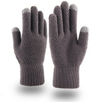 Rukavice na dodir zaslona Žene rukavice rukavice sa džepom vunene zime i rukavice tople jesene muške