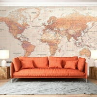 Vivyet Ogulje i zidni zidni zidni muralni - narandžasti svijet