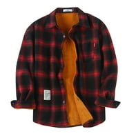 Leey-World Muns majica Muška jesen i zima topli modni kaluti Pleaid Square Revel džep Nema kapuljača