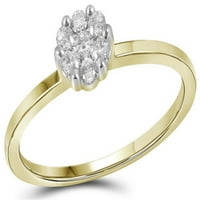 1 10CTW-dijamantnski modni prsten