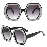 Europsko stil protiv UV sunčane naočale Lagane zakrpljene dijamantske elegantne sunčane naočale za žene