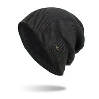 Wofedyo šeširi za muškarce Muškarci Žene Zimske trendy Topla Oersizirana baggy rastezljiva Slouchy Skunly