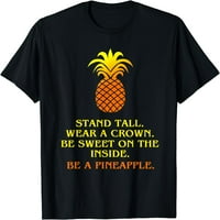 Ženski vrhovi Budite ananas za vegetarijance i vegane majica poklona posada za zabavu majice