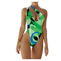 Ženski kupaći kostimi Bikini Print bez rukava bez rukava Chmora