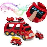 TRANSPORTNE Igračke avionske igračke, vozilo za igranje sa 5 inperkinja u vozilu za prevoznik, igračke