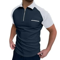 Muška košulja Golf majica Retro Color Contrast na otvorenom ulični kratki rukavi Dugme-Down Odjeća za ispis Odjeća modni dizajner ležeran