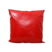 Kožni jastuk za jastuke bacaju jastučnicu kauč na kauču Kućni dekor čvrste boje a