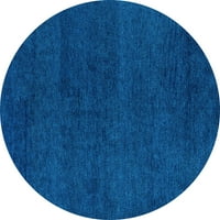 Ahgly Company u zatvorenom okruglom apstraktnoj svijetlo plavoj modernim prostirkama područja, 8 'krug