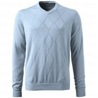 Ashworth muški dijamantski tekstura PIMA pulover V-izrez, nekoliko boja