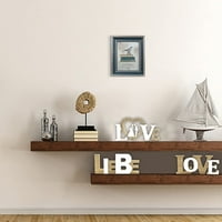 Drveni ukrasi Engleski abeceda Love Creative Dekorativni znak Rustikalni stil vjenčanja za ukrašavanje