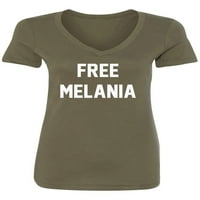 Set Melania Free Womens V-izrez majica