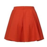 Advicinske suknje za žene mini suknje za žene donje rublje rastezljivog nabora mini plamene boje svestrane