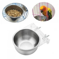 Tebru Feeder, Bird Cage Food Cuneder Bowl + nosač za kavezu papagaj, pribor za kavez za ptice