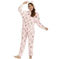 Sleep majice za žene meke, tople pidžame, odraslih životinja Onesie Halloween Kostim Pajamas, jedna