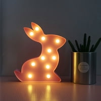 3W zečje LED noćno svjetlo Kontrola klizača Dječja dječja jasnica za dječju spavaću sobu