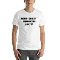 Najveći svjetski distributivni analitičar kratki pamučni majica s kratkim rukavima po nedefiniranim