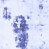Ahgly Company Indoreni pravokutnik Sažetak plava modernih prostirki, 2 '3'