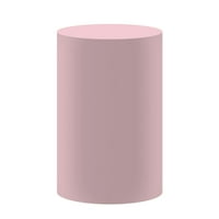 Ittsmnt Solid Baby Pink okrugli prekrivači za