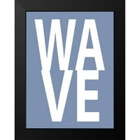 MacDowell, Jamie Black Moderni uokvireni muzej umjetnički print pod nazivom - val plavi