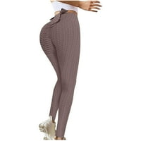 Puntoco žensko čišćenje joge hlače visoke struke uske fitness joga hlače nude skrivene joge hlače kaki