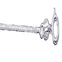 Sterling Silver 24 BO lančani 3D detaljni ogrlica za privjesak