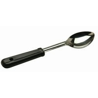 ® Posluživanje kašike od nehrđajućeg čelika sa crnom udobnom hvataljkom - 11 L