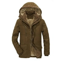 Muška jakna za bomber jesen i zimski modni casual patentni patentni patch patch džep plus baršunasti