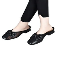 Ymiytan dame papuče klizne na slajdovima zatvoreni nožni mules Ljetne elegantne modne čvrste potpetice