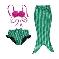 Caitzr Toddler Djevojke Djevojke kupaće kostime kostim šik sirena rep za spavanje bikinija